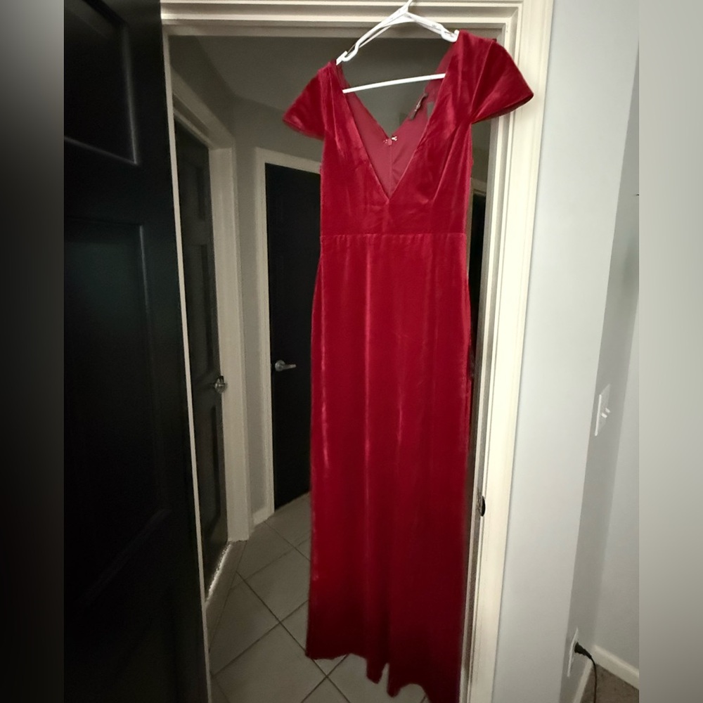 Lulu's Red Maxi Dress